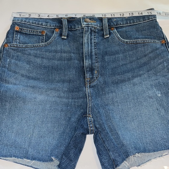 Madewell High Rise Denim Shorts Size 28 - Picture 4 of 16